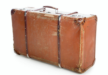 Brown suitcase