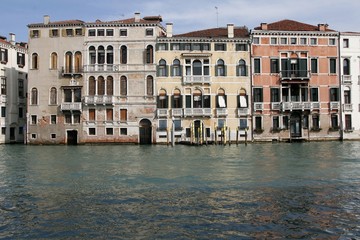 Fototapeta na wymiar Canal Grande - Veduta palazzi