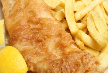 Photo sur Plexiglas Poisson Fried Fish & Chips