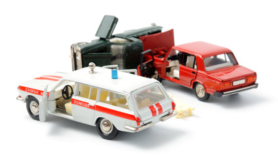 Fototapeta premium Car crash