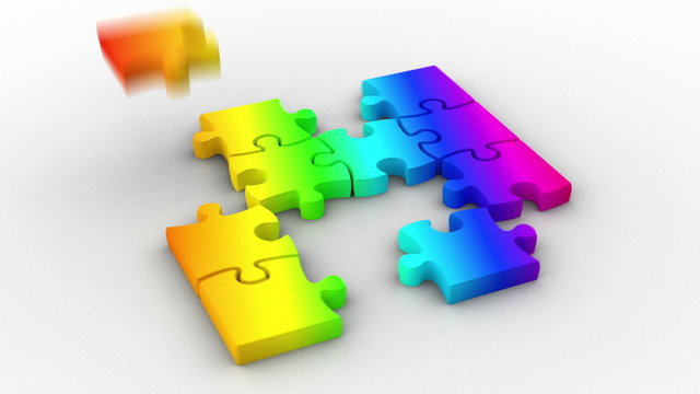 Rainbow puzzle solution