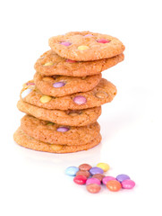 coockies aux bonbons colorés