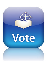 “VOTE” Web Button (like share internet social network recommend)