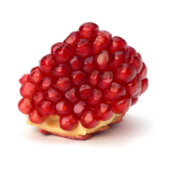 Ripe pomegranate piece