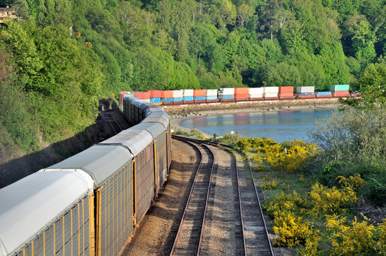 Fototapeta Freight train