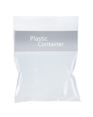transparent plastic pack