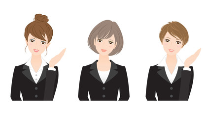 可愛い女性社員