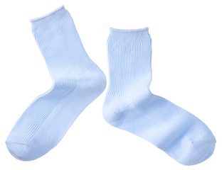 Blue socks