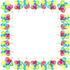 color balloons. party decoration