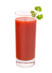 tomato juice glass