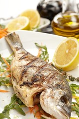fish with lemon