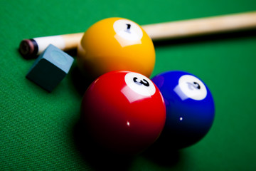 Billiard balls