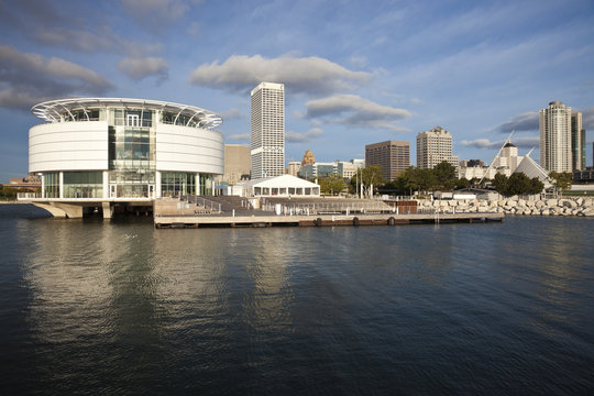 Milwaukee Seen From Lakefront