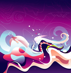 color motion abstract design vector © chispas