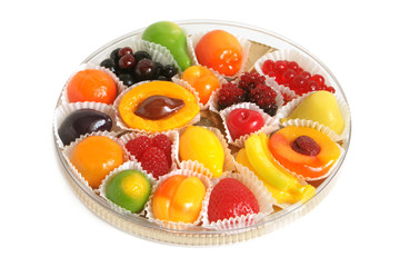 Fruit jelly in box