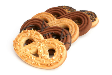 Knot-shaped pastries