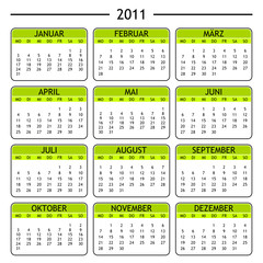 kalender 2011