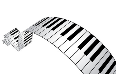 Naklejka premium piano keys