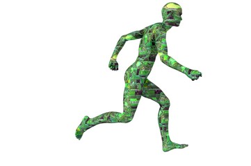 circuit man running