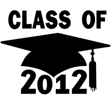 Class of 2012 College High School Graduation Cap