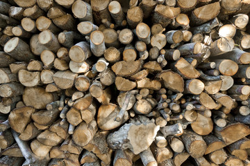 stack of logs