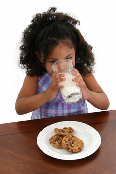 Little Girl Milk Cookies