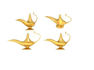 Glossy Genie Lamp