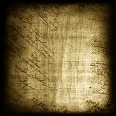 Fototapeta premium Old paper with calligraphy