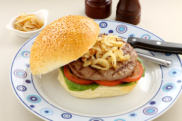 Hamburger And Onions