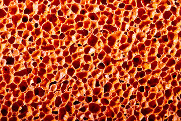 Amorphes Material orange