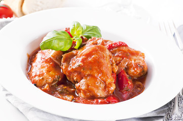 Hühnchen Cacciatore