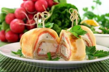 Lachs-Pfannkuchen