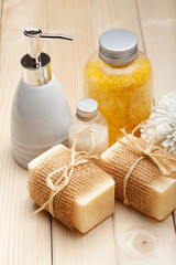 Bath accessories - soap and bath salt