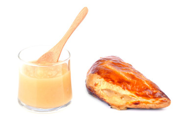 Chausson aux pommes et compote