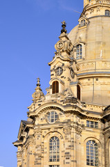 Obraz premium Dresden Frauenkirche Detail