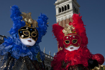 Fototapeta na wymiar Karnawał w Wenecji 2011
