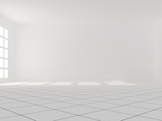 Interno vuoto bianco