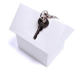 Houses and metal keys