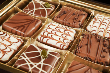 Luxurious chocolate collection.