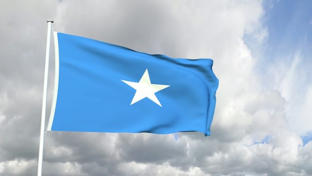 170 - Somalische Flagge