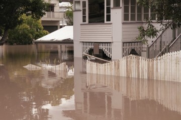 Flood  Brisbane - obrazy, fototapety, plakaty