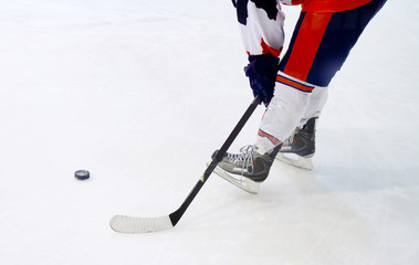 Naklejka premium hockey player