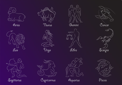 Zodiac signs - blueprint