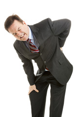 Businessman with Back Pain