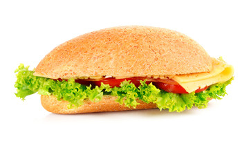 Sandwich isolated on white
