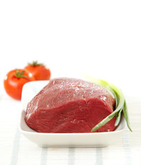 fresh raw meat