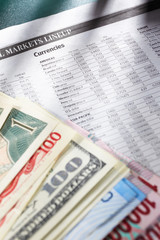 Foreign exchange sheet