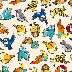 seamless bird pattern