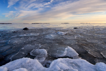 Icy sea