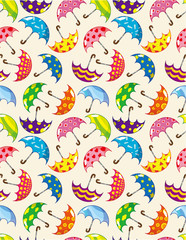 seamless umbrella pattern